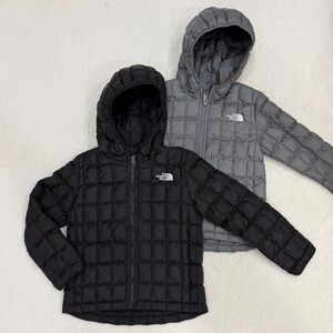 The North Face Kids Puffer Jacket Set – Black and Grey